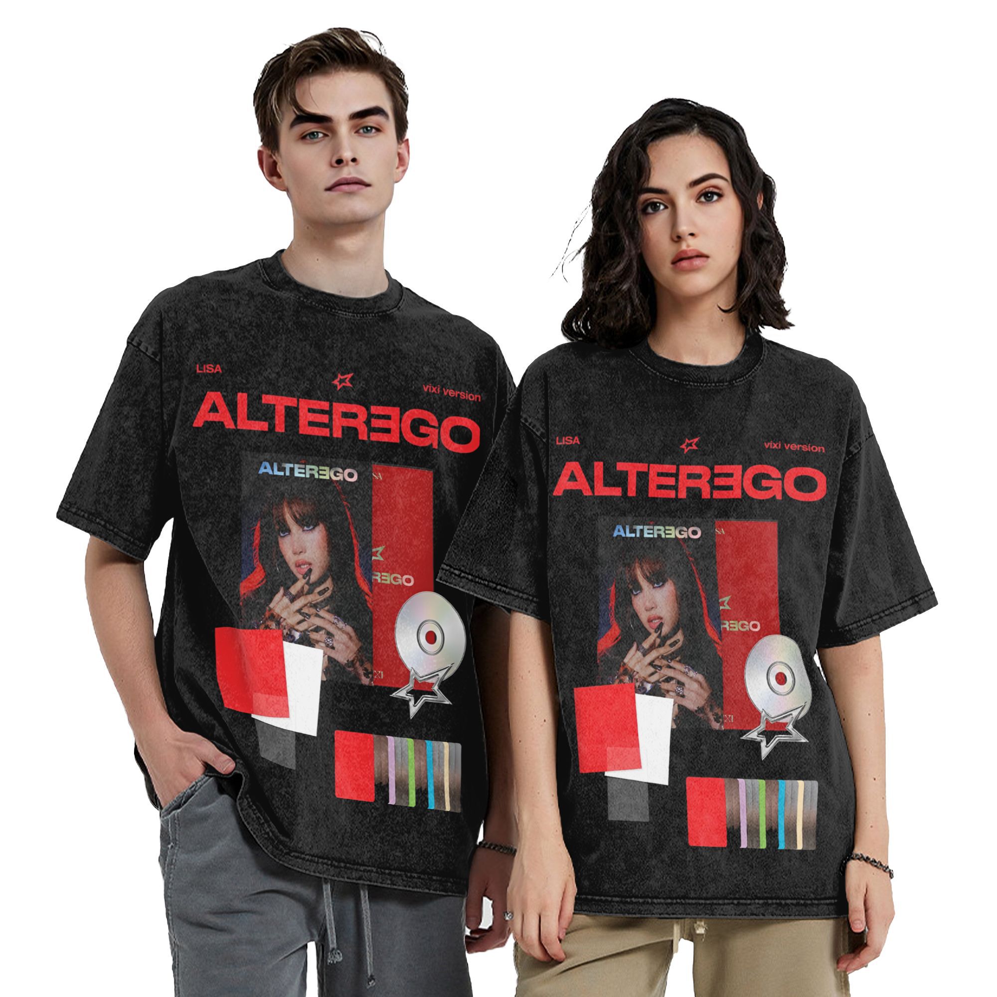 Summer Clothing Ego - Koszulka Harajuku LISA Album ALTER EGO