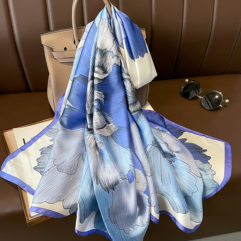 Summer Clothing Hijab - 2023 Hiszpania Luksusowy jedwabny szalik Marka