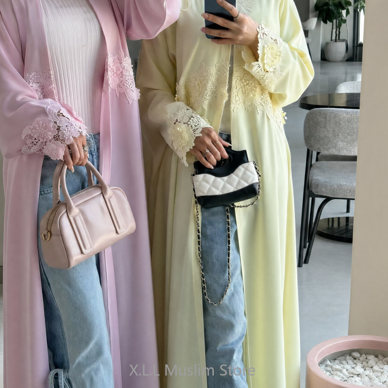 2026 Haftowana kwiatowa muzułm – Summer Clothing Hijab recenzja i cena