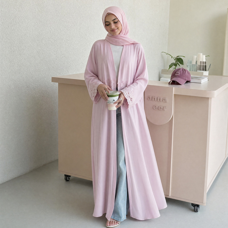 2026 Haftowana kwiatowa muzułm – Summer Clothing Hijab recenzja i cena