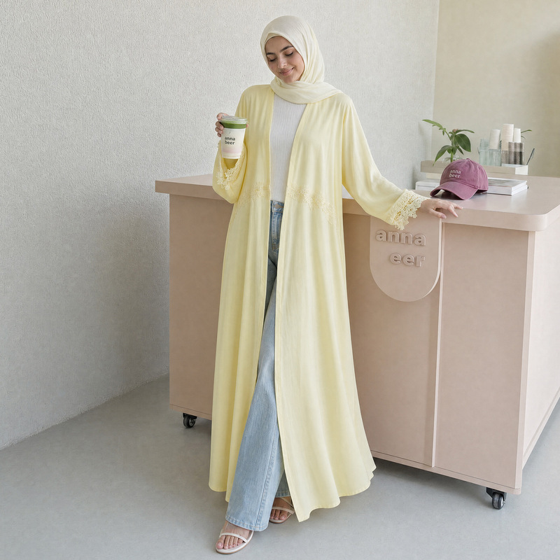 2026 Haftowana kwiatowa muzułm – Summer Clothing Hijab recenzja i cena