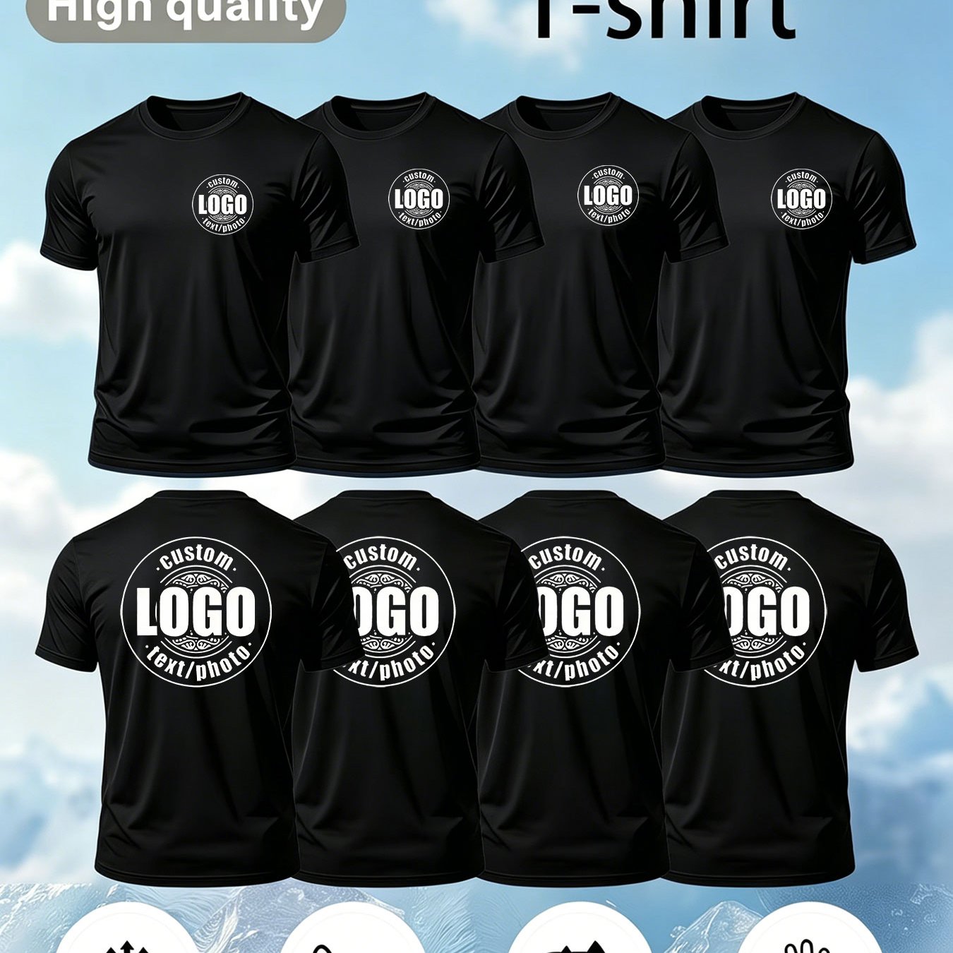 Zestaw 4 sztuk lekkich, oddych – Summer Clothing Essentials Men recenzja i cena