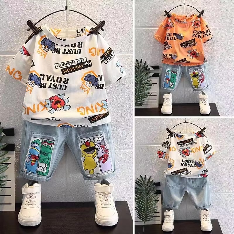 Uroczy T-shirt z krótkim rękaw – Summer Clothing Drawing For Kids recenzja i cena