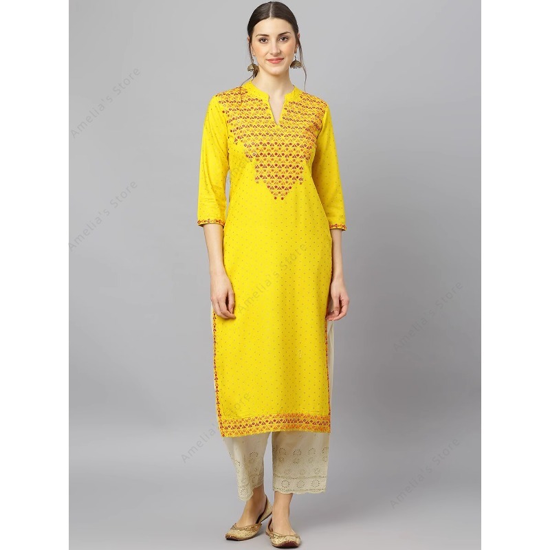 Damska indyjska bluzka Kurta z – Summer Clothing Pakistan recenzja i cena