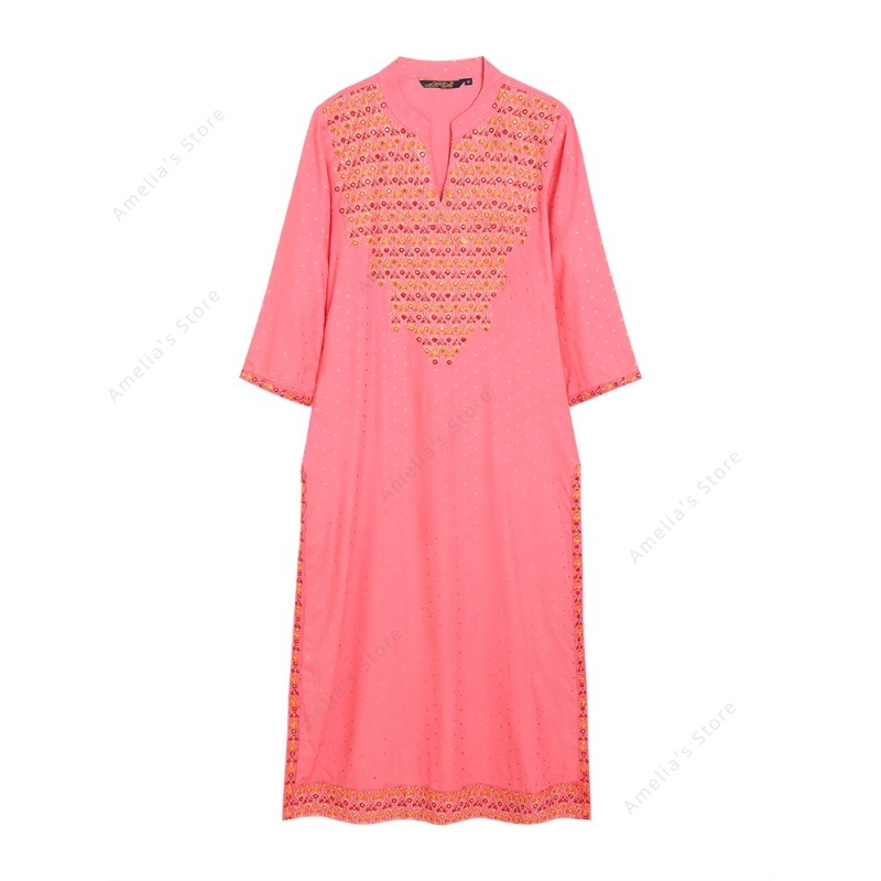 Damska indyjska bluzka Kurta z – Summer Clothing Pakistan recenzja i cena