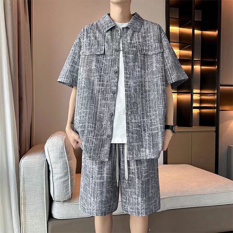 Męski Zestaw: Koszulka z Krótk – Summer Clothing Sets recenzja i cena