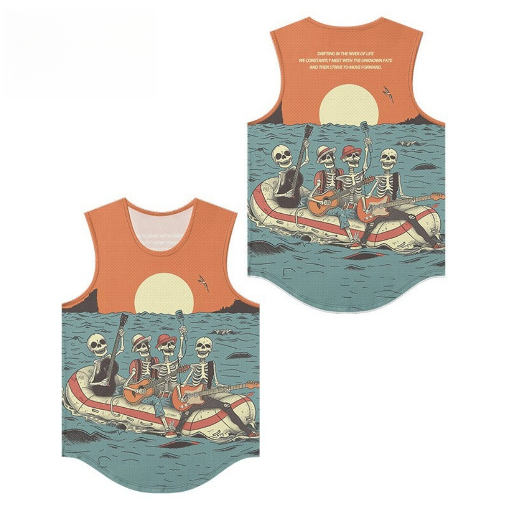 Męskie kamizelki z nadrukiem s – Summer Clothing Essentials Men recenzja i cena