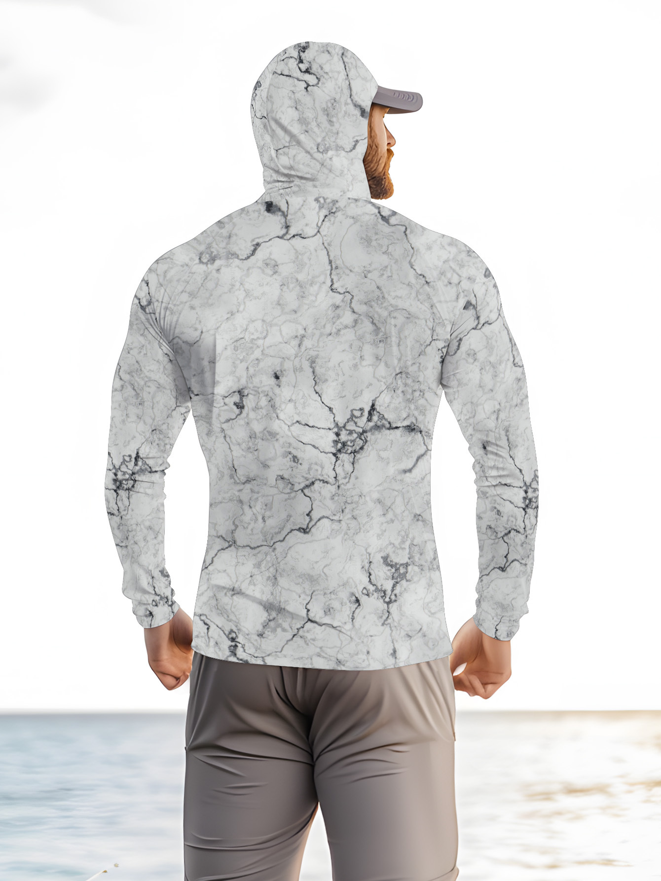 Męska koszulka wędkarska z kap – Summer Clothing Long Sleeve recenzja i cena