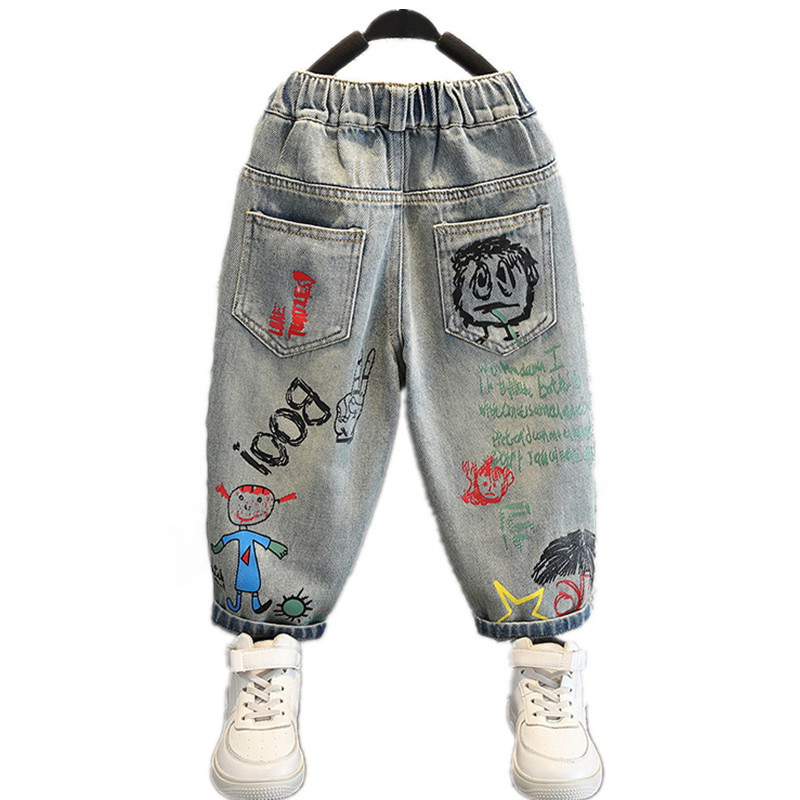 Dżinsy dla chłopca, odzież dzi – Summer Clothing Drawing For Kids recenzja i cena