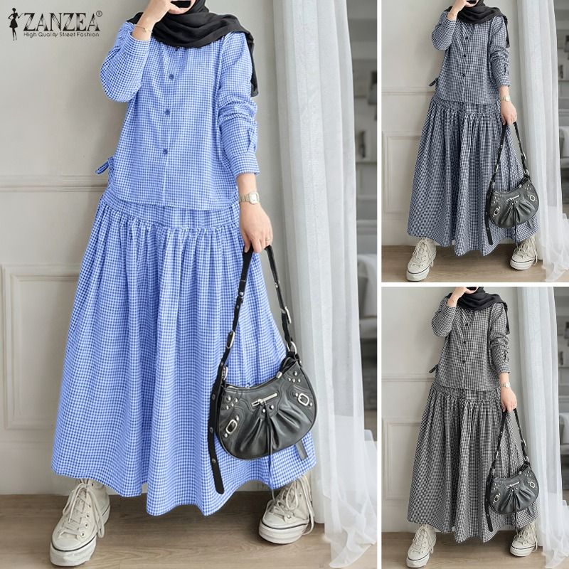 ZANZEA Muzułmańskie Komplety 2 – Summer Clothing Hijab recenzja i cena