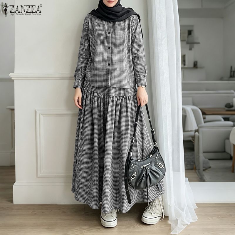ZANZEA Muzułmańskie Komplety 2 – Summer Clothing Hijab recenzja i cena