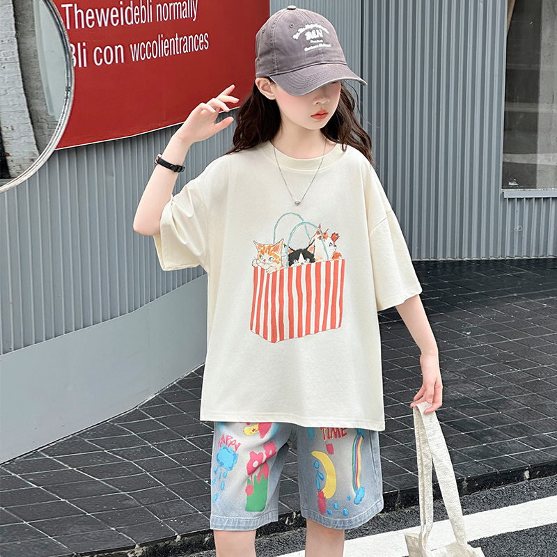 Letni zestaw top i spodnie dla – Summer Clothing Drawing For Kids recenzja i cena