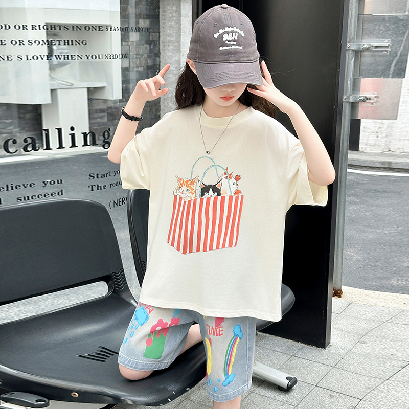 Letni zestaw top i spodnie dla – Summer Clothing Drawing For Kids recenzja i cena