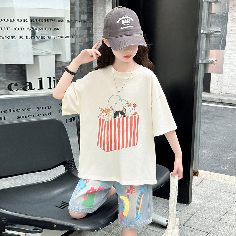 Letni zestaw top i spodnie dla – Summer Clothing Drawing For Kids recenzja i cena