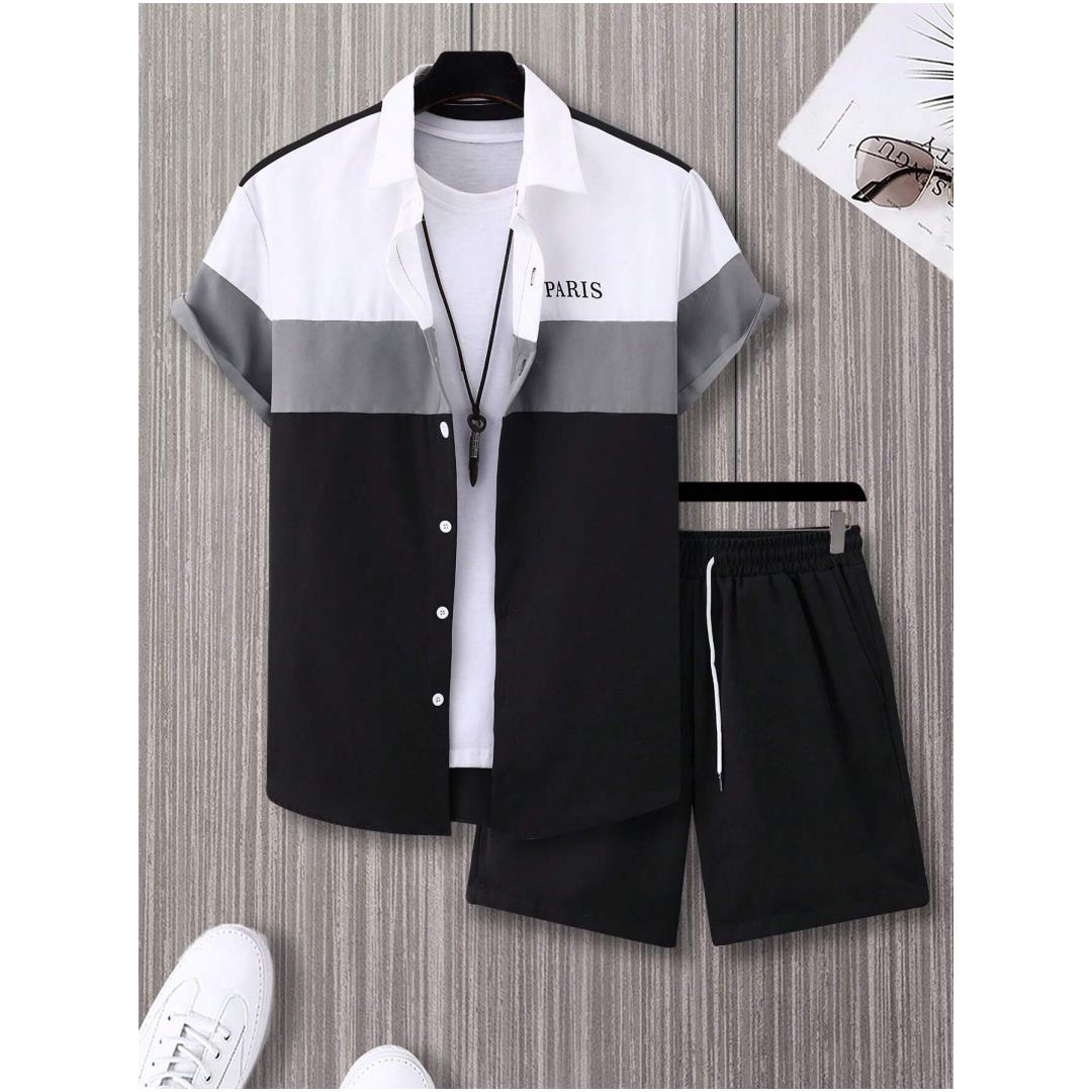 Męski garnitur modny, niebiesk – Summer Clothing Line recenzja i cena